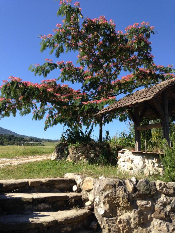Les Patins A Roulottes Villa Yenne Bagian luar foto